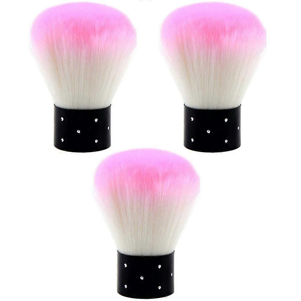 3PCS Nail Art Tool Staubpinsel - Pinkmake-up