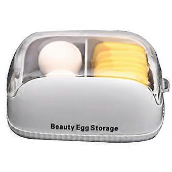 Make-up-Schwamm-Etui mit Deckel, staubdichter Reise-Beauty-Blender-Behälter, kompakte Aufbewahrungslösung
