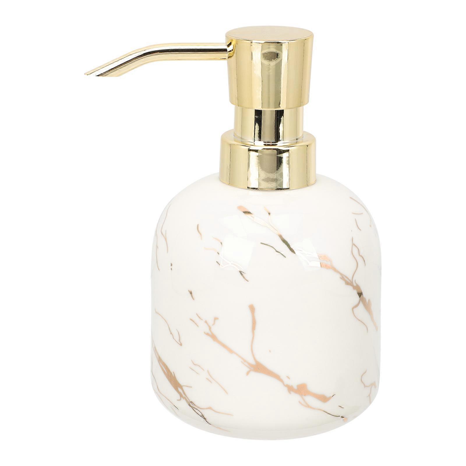 Ceramic Press Type Bottle Shampoo Container for Bathroom Use
