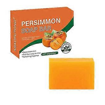 1-3x Persimmon Soap Bar for Old People Smell, Natural Body Odor Control Bar Soap
