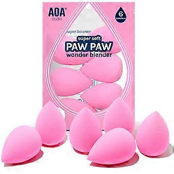 2025Ny stil Makeup Sponge Sæt Latexfri, HD 6 Piece Makeup Magic Blender til