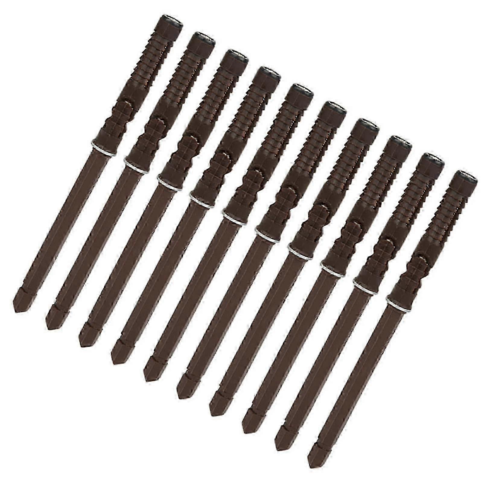 10Pcs 10x100 Concealed Wall Shelf Support Shelf Rack Fixing Brackets Kit Accessory