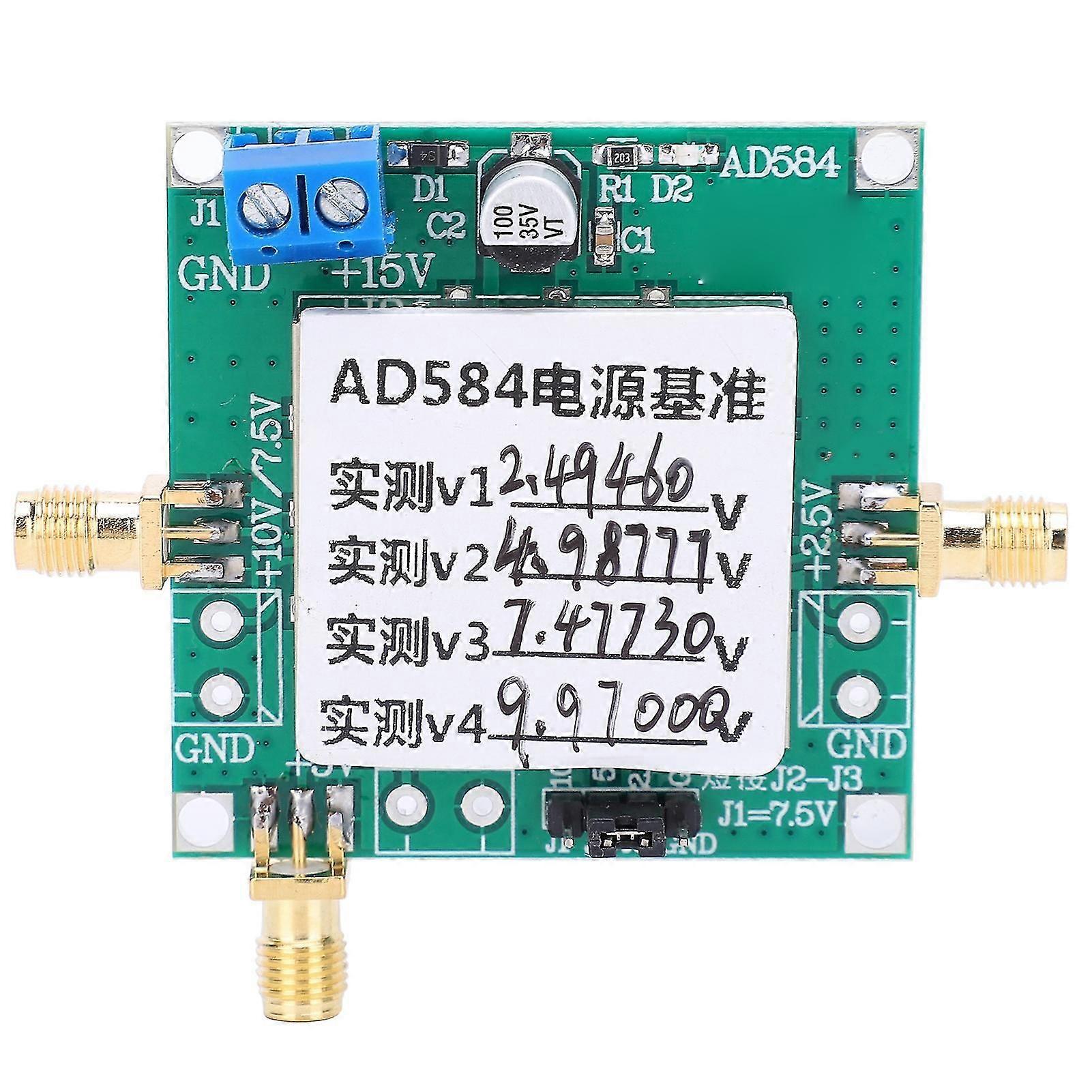 High Accuracy AD584 Voltage Reference Module 2.5V-10V 5x5cm CO