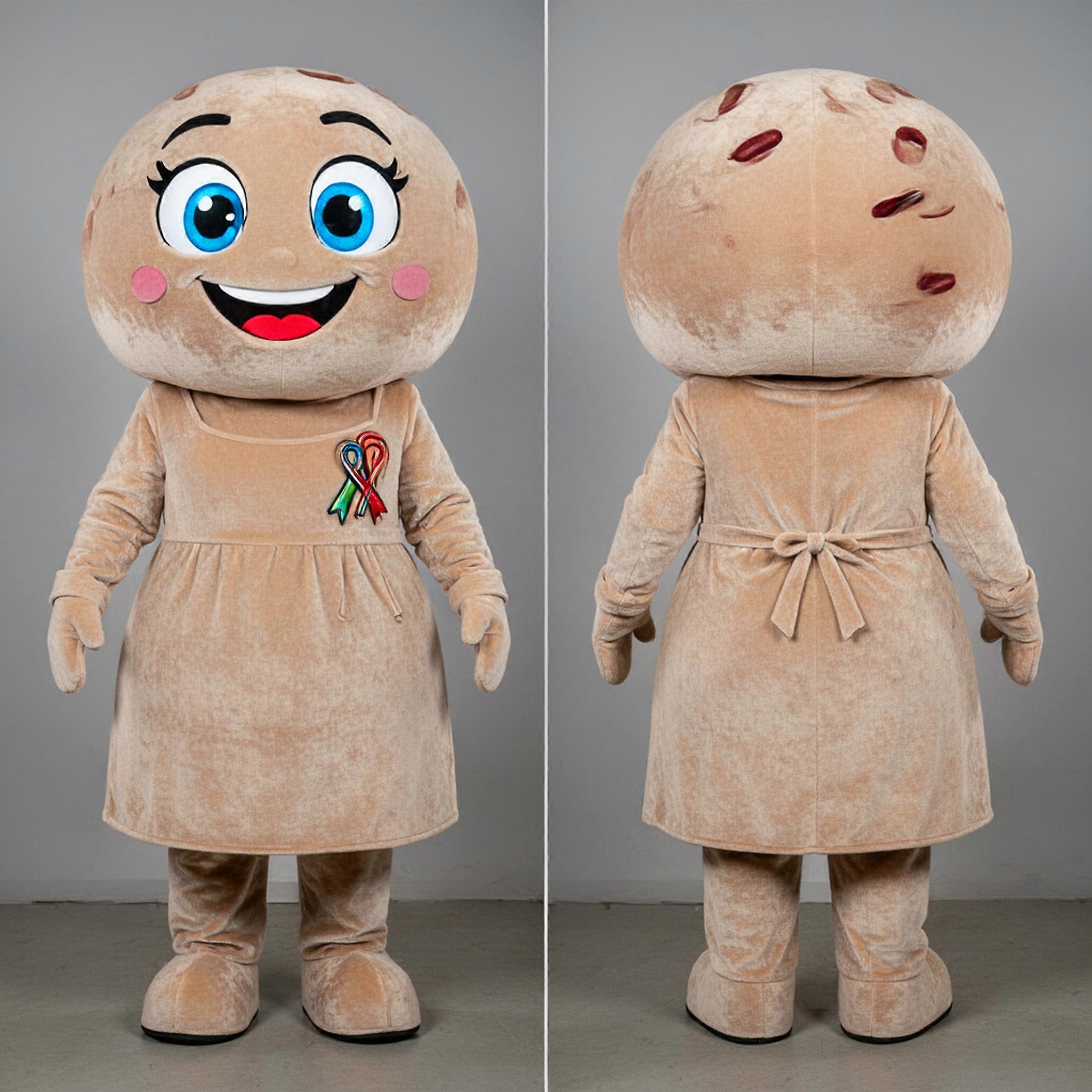 MASTICOT Velvety Beige Meatballs Mascot
