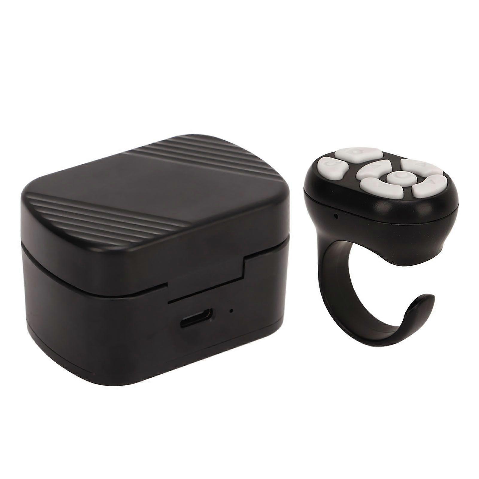 Smart Finger Bluetooth Ring Remote, Ergonomic Hands-Free App Navigation