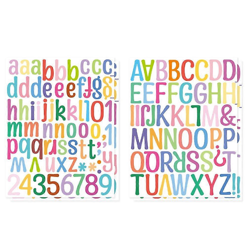 Versatile Use Alphabet, 2-inch Colored 14, Weatherproof Uv