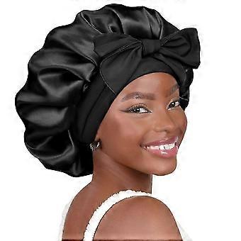 Non-Slip Double-Layer Satin Hair Bonnet