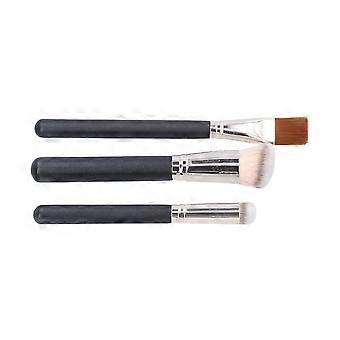3 stks gezichtsmasker make-up poeder borstel reizen draagbare concealer borstel cosmetische tool