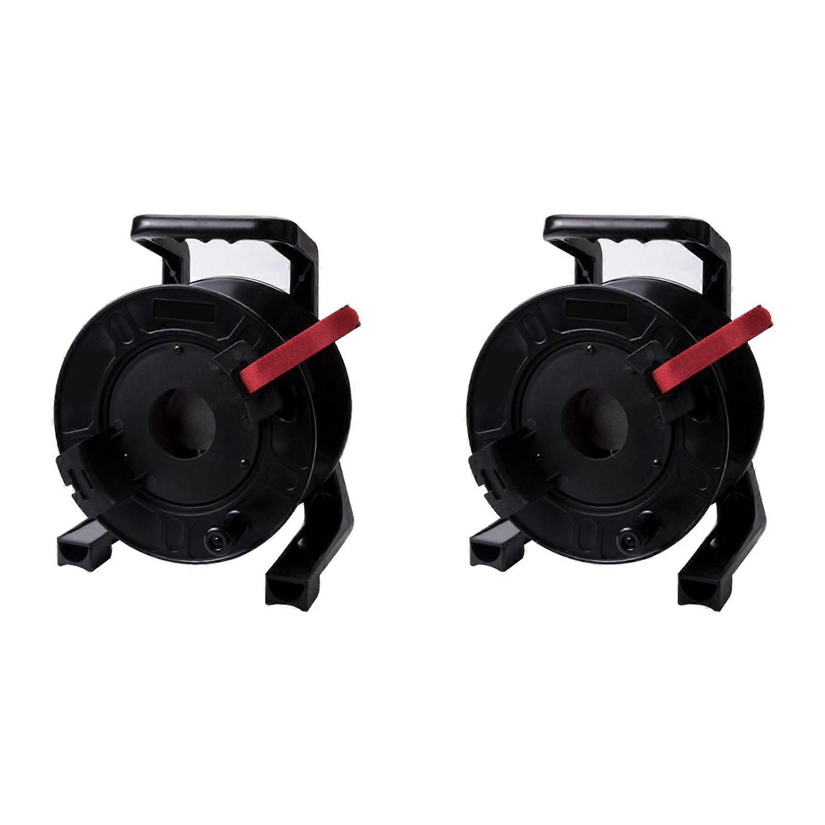 2X Polymer Plastic Cable Reel Optical Fiber Empty Disk Unbreakable Mobile Cable Drum PCD235