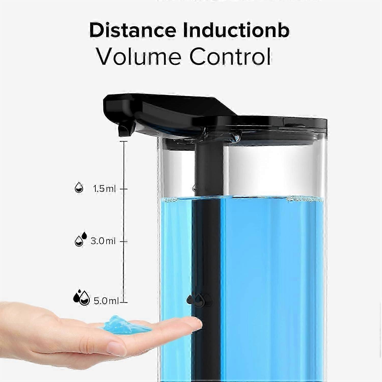 18.6 OZ. Automatic soap distribution, soapglow timer with non -touch liquid soap distributor