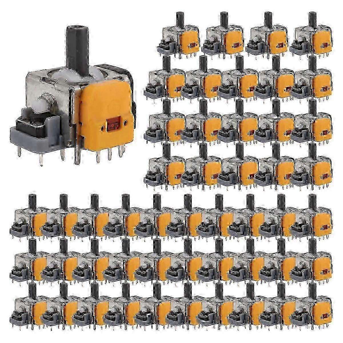 50 Pcs 3D Joystick Sensor Module Potentiometer with Hall Effect - Analog Stick Replacement for Game Console Controllers