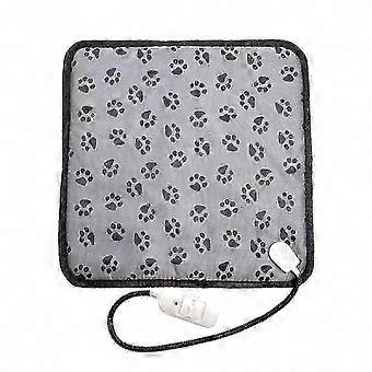 Large Waterproof Electric Heating Pad 45x45cm for Dogs and Cats, Adjustable Temperature with Durable Steel Cord for Whelping