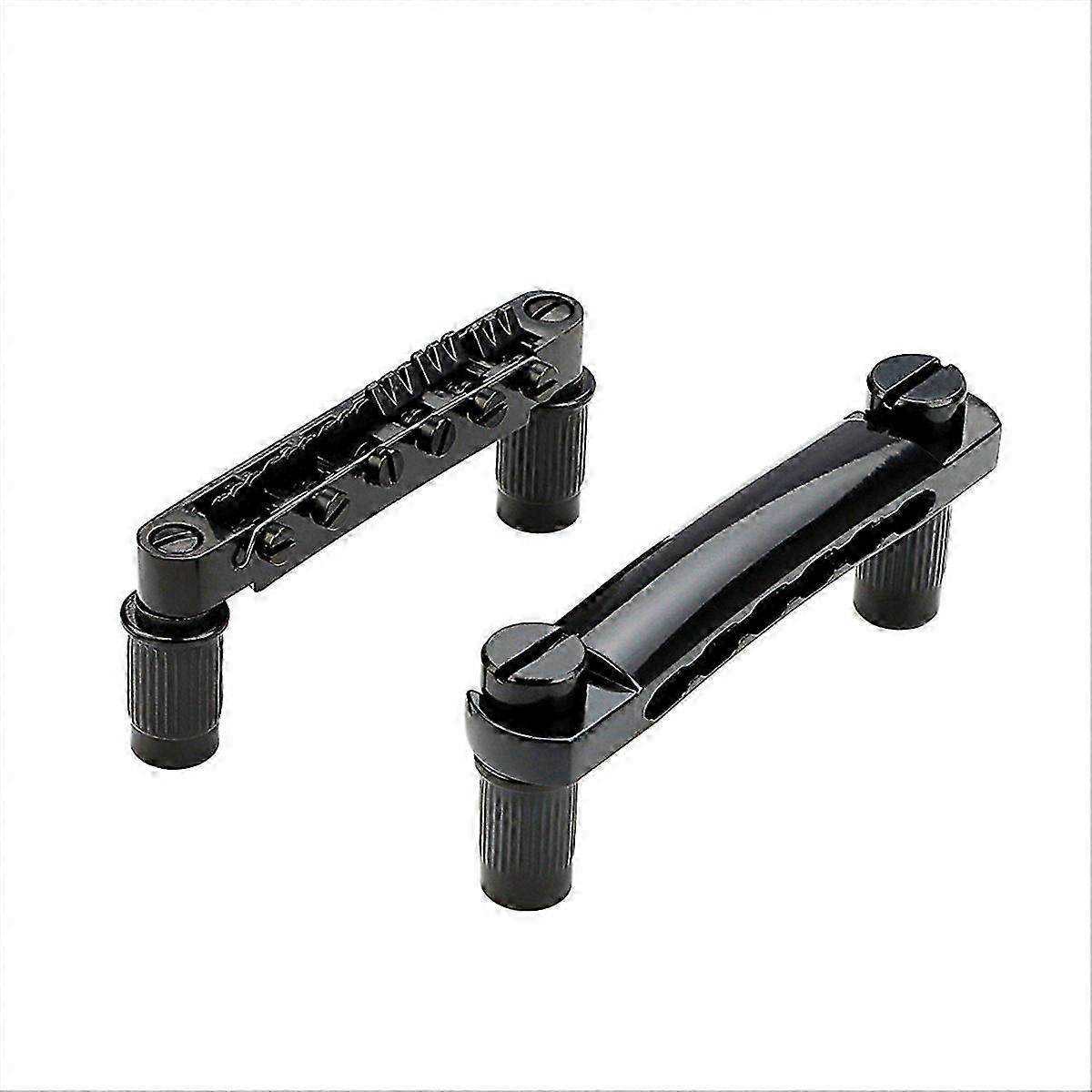 12 String Saddle Tune-O- Bridge & Tailpiece Set (Black)