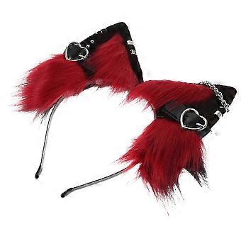 Cosplay Cartoon Headgear with Animal Ears 1Pack Costume Accessory for Women Party