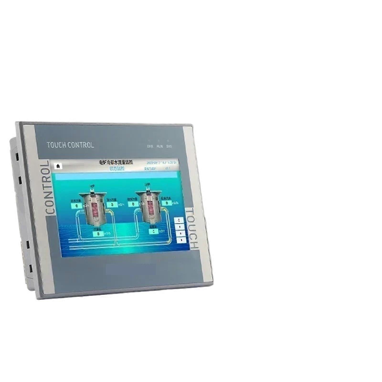 HMI Ethernet Touch Panel Industrial Controller 32MR PT100 Analog Input Fast Response Beige