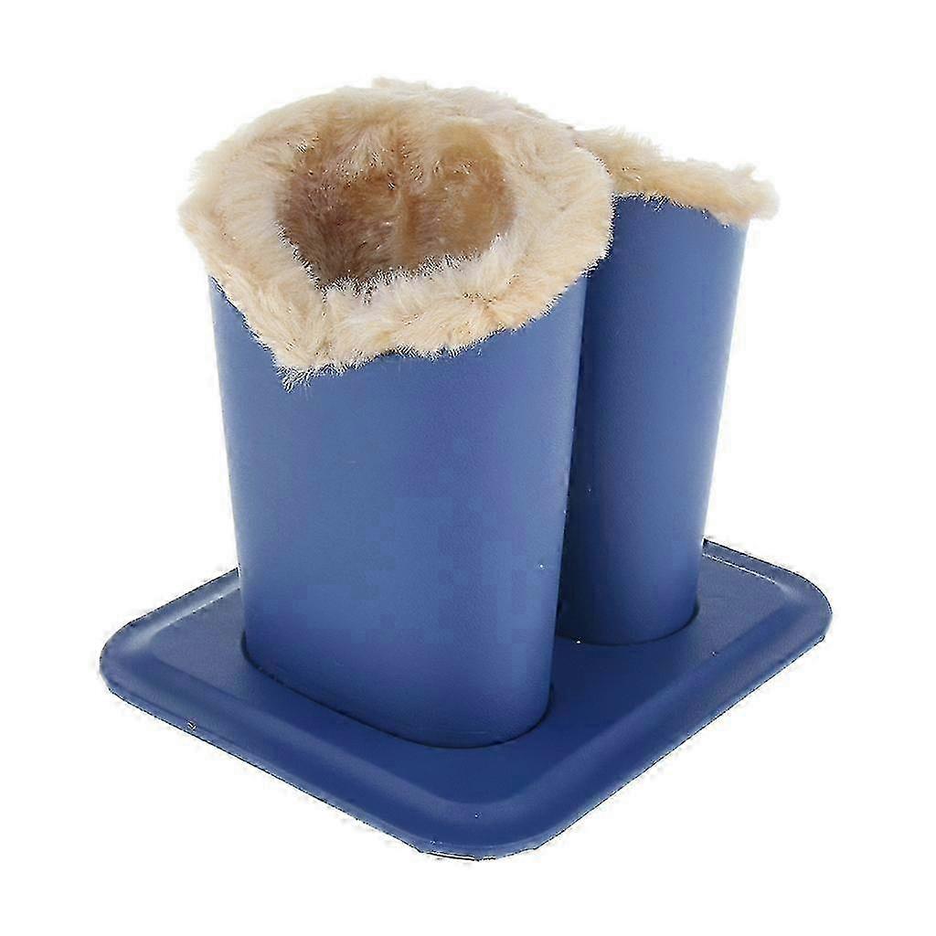 Wide-Base Plush PU Glasses Stand
