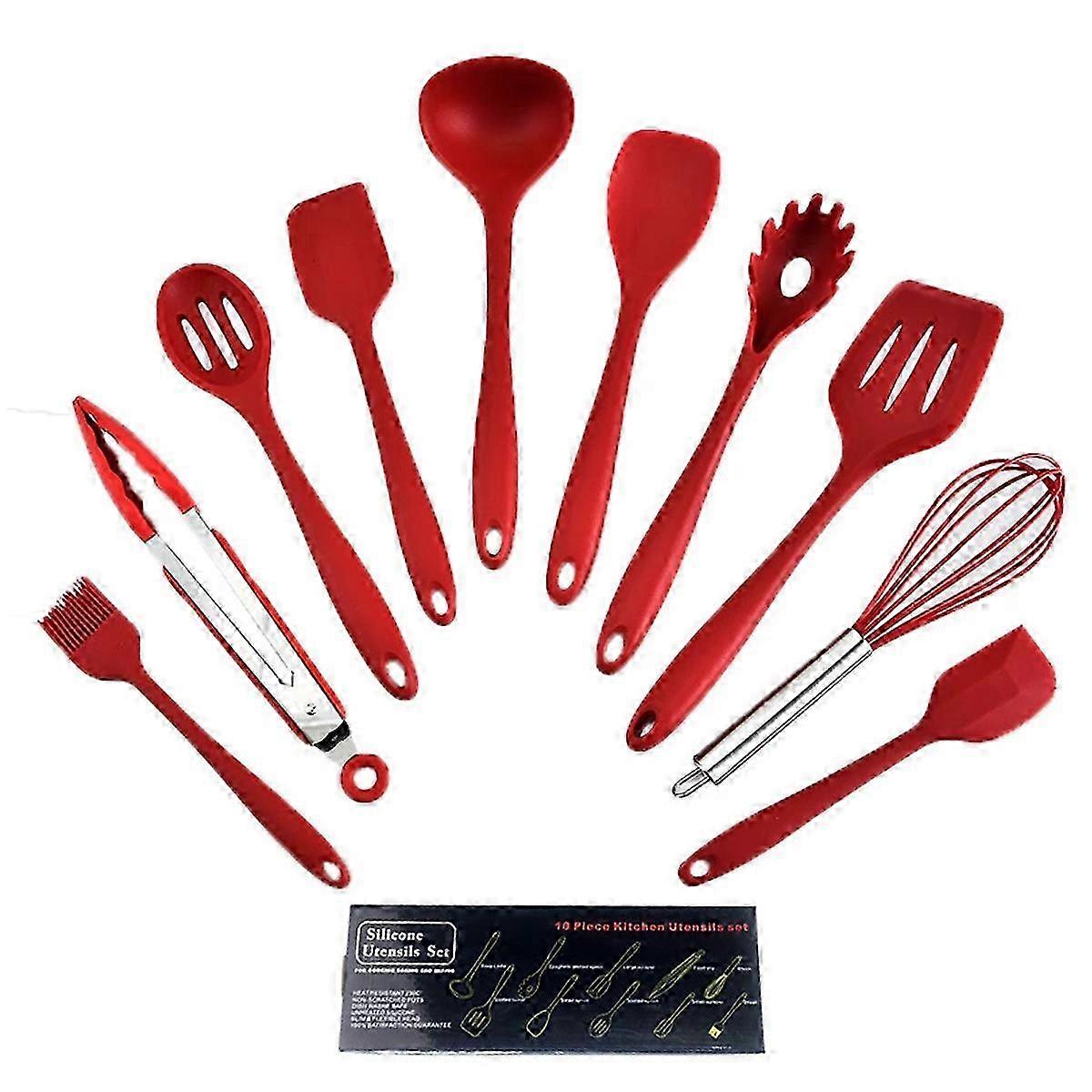 Heat Resistant Silicone Spoons