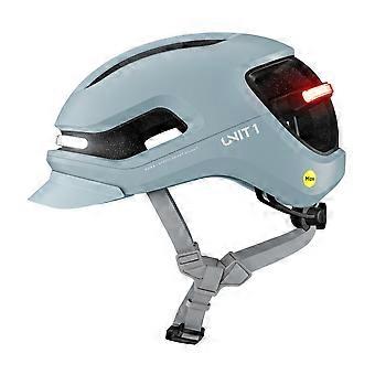 Unit 1 - Fahrradhelm AURA - grau - Gr. M - inkl. Remote