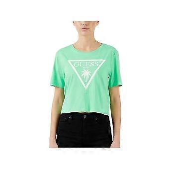 T shirt Guess Palmas Femme Vert