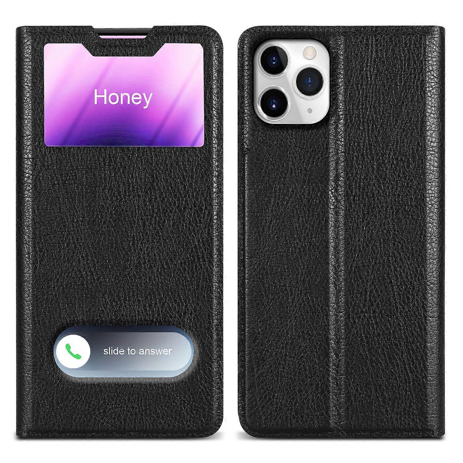 Case compatible with iPhone 11 Pro Max - with 2 viewing windows
