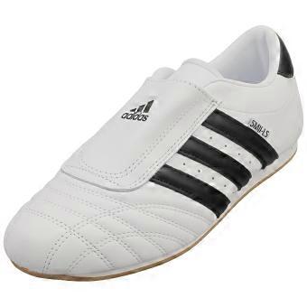 adidas Taekwondo Womens Casual Trainers in White Black