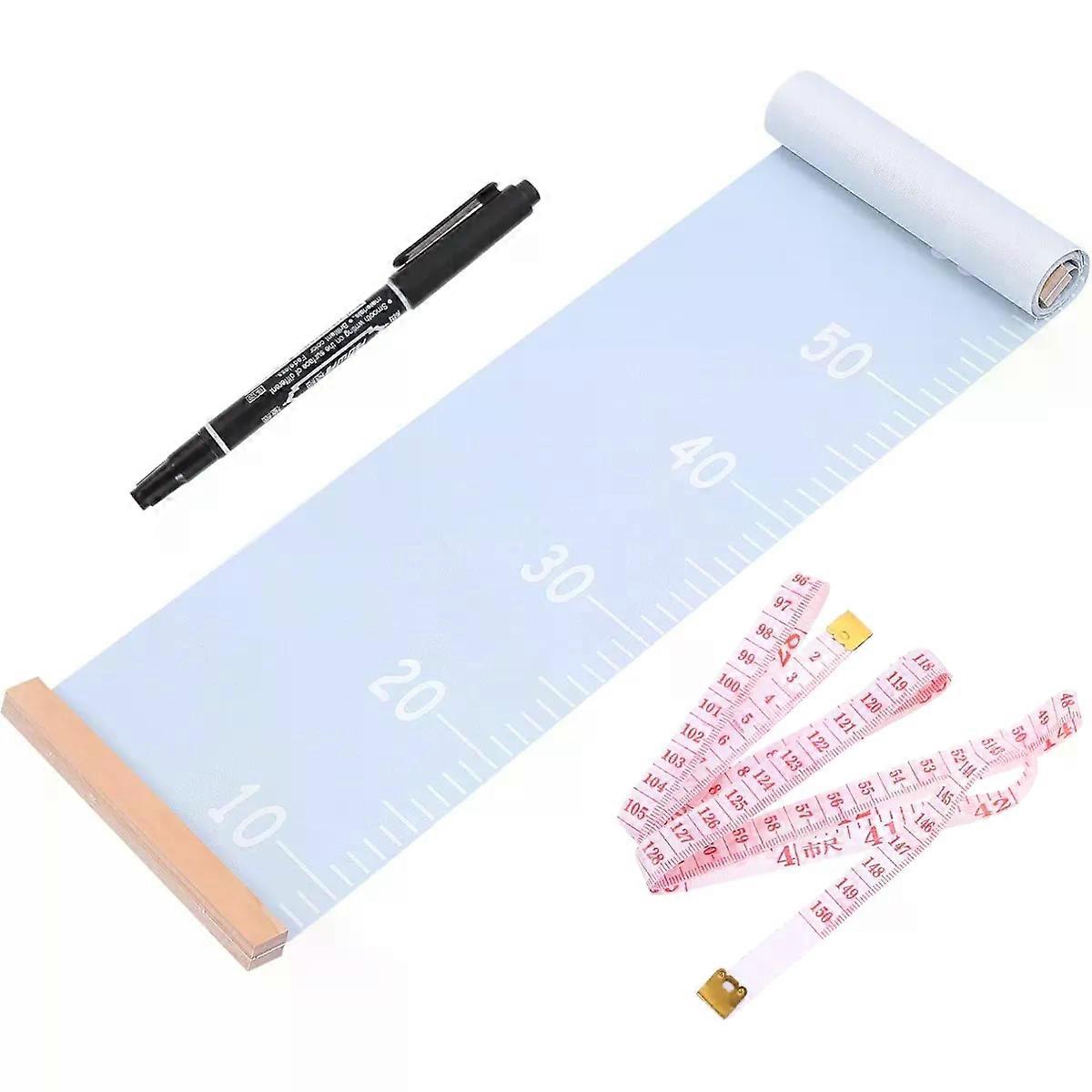 Height Hanging Ruler Canvas Wall Chart for Kindergarten