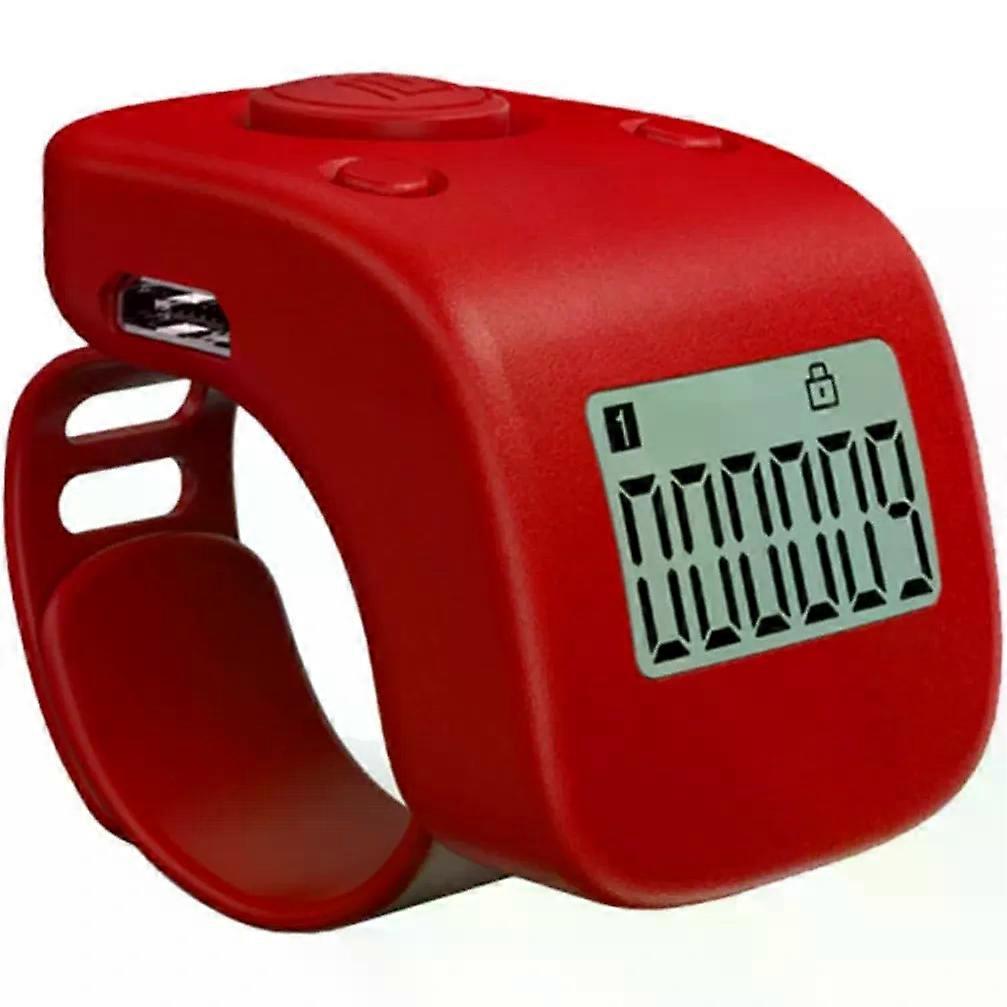 Digital Finger Hand Counter Rechargeable Silent Silicone Ring Device
