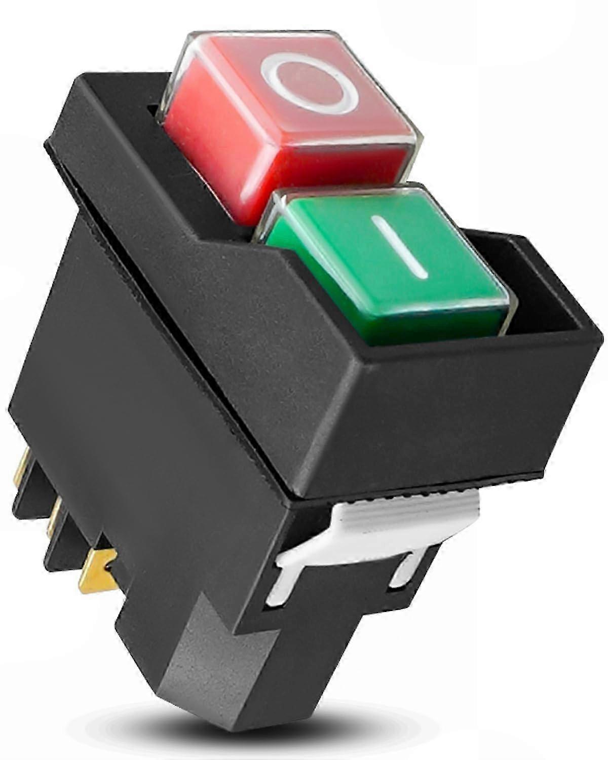 Table Saw Switch Replacement 6Pin Push Button Waterproof Dustproof Compatible with Hitachi C10RJ