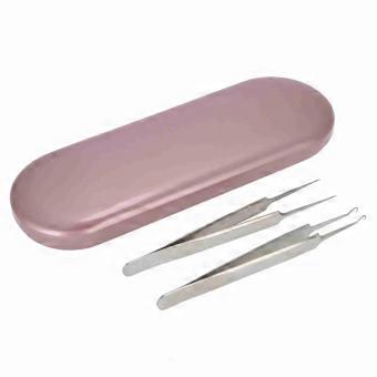 Professional Storage Box for Eyelash Extension Tweezers   Makeup Tool   Red