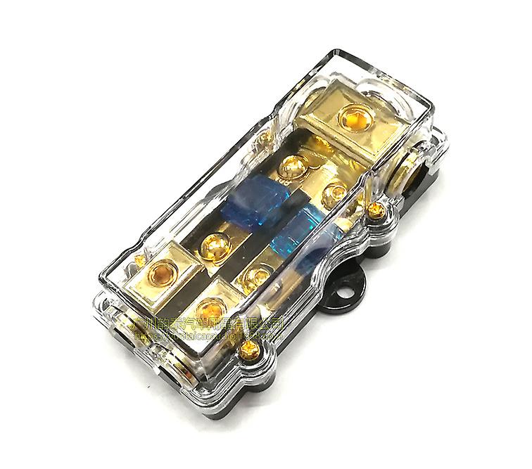 60a Power Distribution Block 1 Out 2 In Heat Resistant Car Audio Splitter Fuse Holder Car Audio Splitter Car Audio Power Fuse Holder For Auto Stereo A