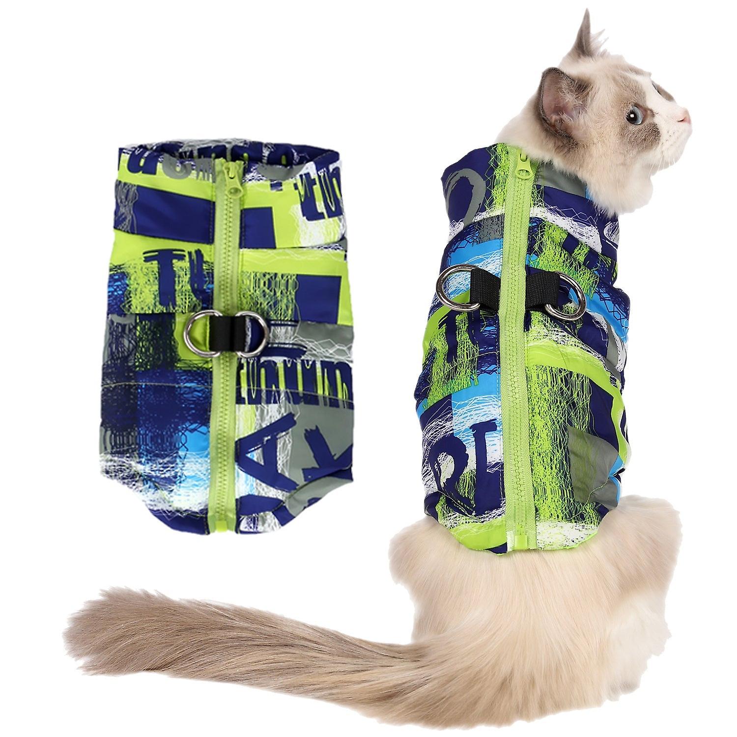 Xmas Dog Cat Clothes Christmas Camouflage Waterproof Windproof Cotton-padded Coat