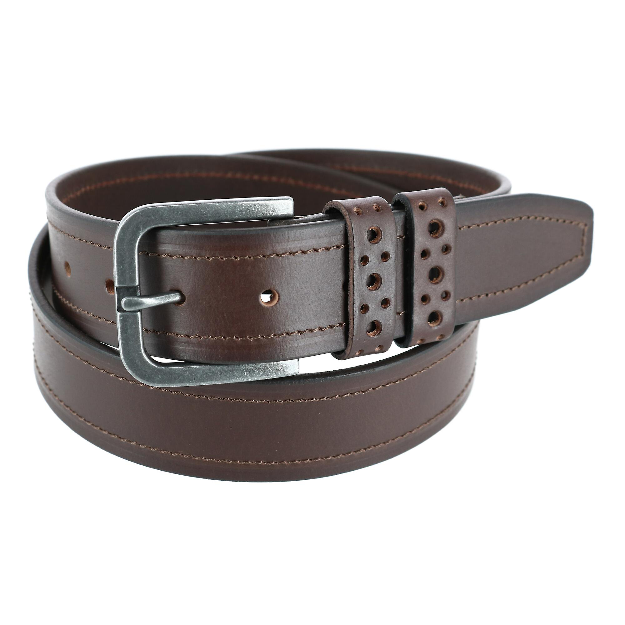 Tallia Perforated Keeper Belt (Men)