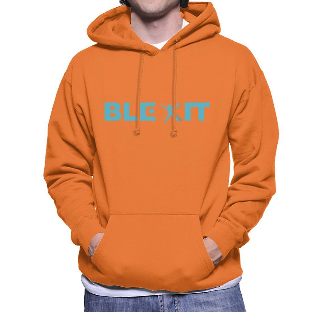 Blexit Logo mannen Hooded Sweatshirt
