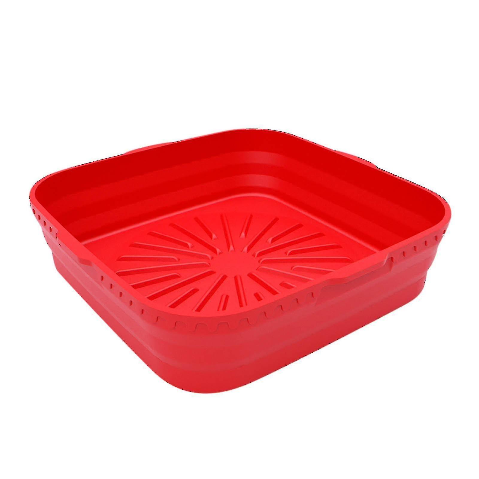 Foldable Air Fryer Air Fryer Silicone Pot No More Cleaning Basket After Using The Air Fryer -[8.5inch]