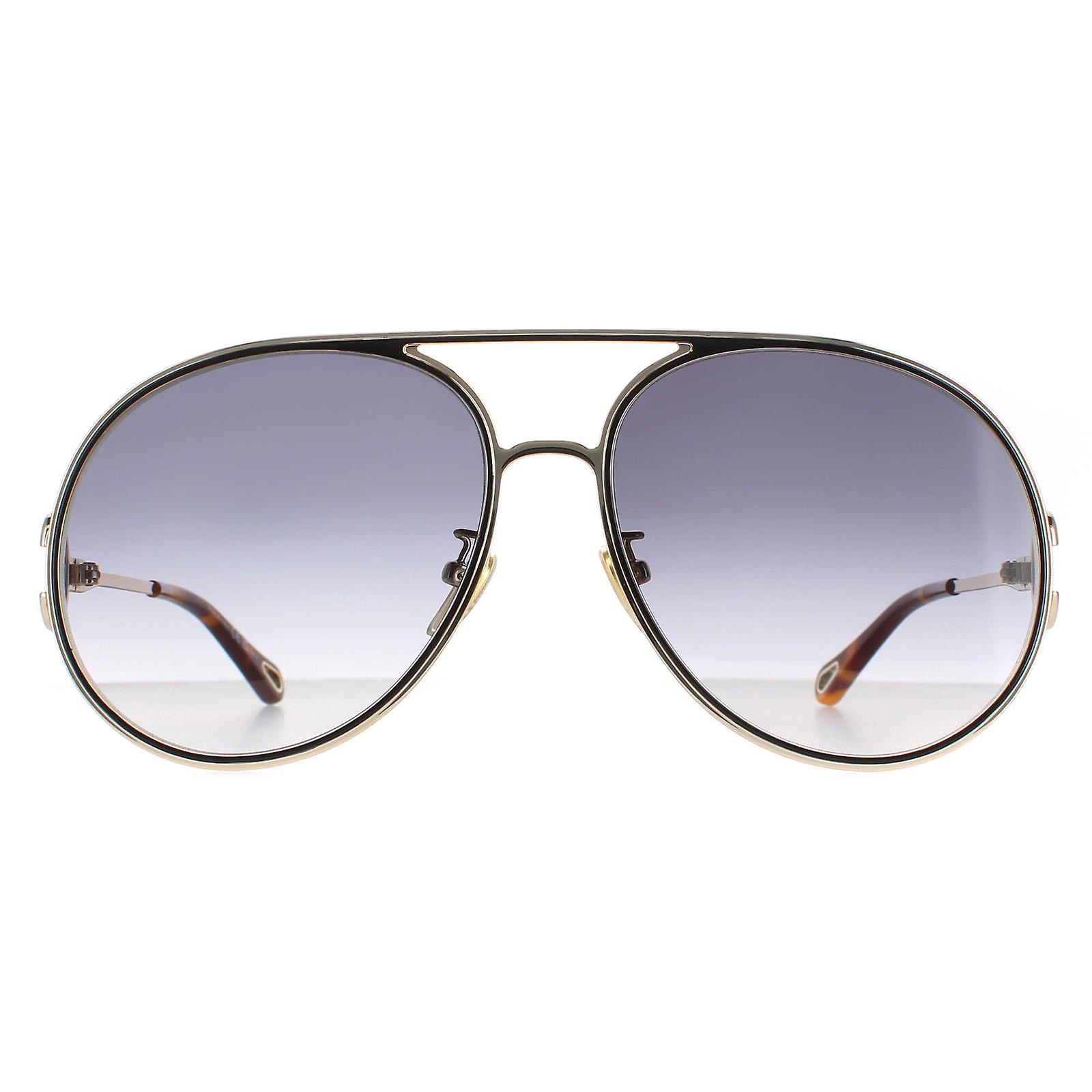 Chloe 太阳镜 CH0145S 001 金色 黑色 灰色 渐变