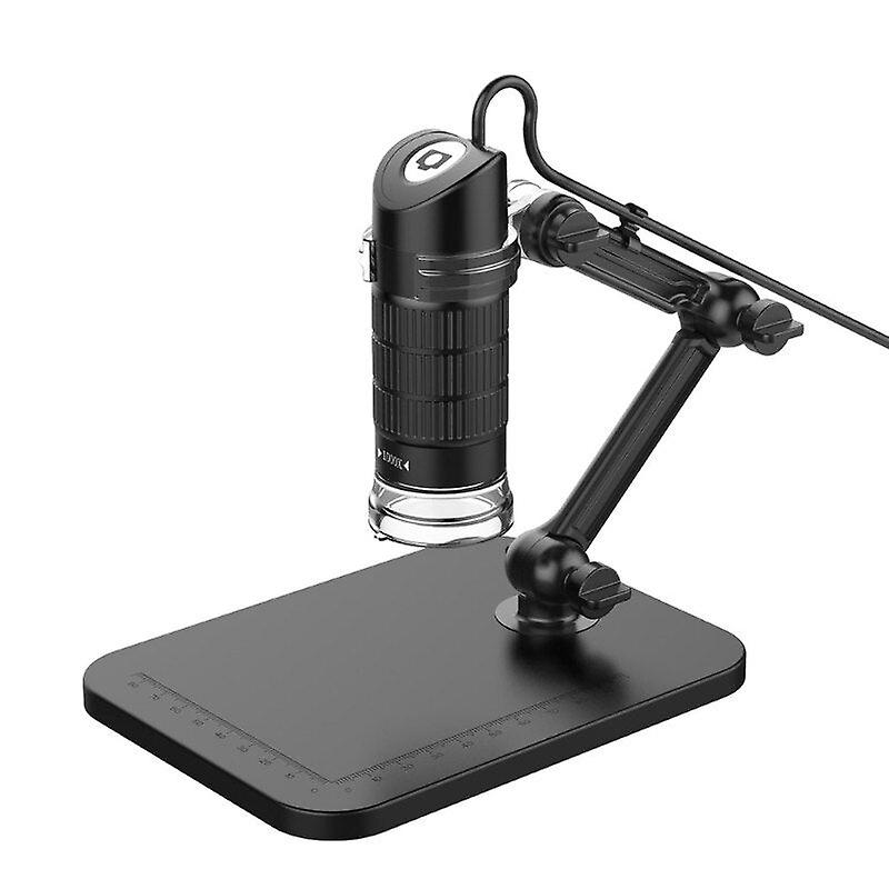 Led Lighted 1000x Usb Digital Microscope Video Electronic Magnifier With 360 Degree Stand Mount