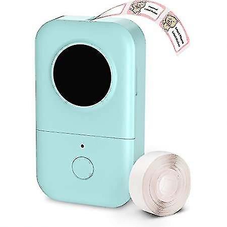 Label Maker Machine With Tape, Portable Bluetooth Label Printer, Small Smart Phone Handheld Sticker Mini Labeler Multiple Templates Font Icon Easy To