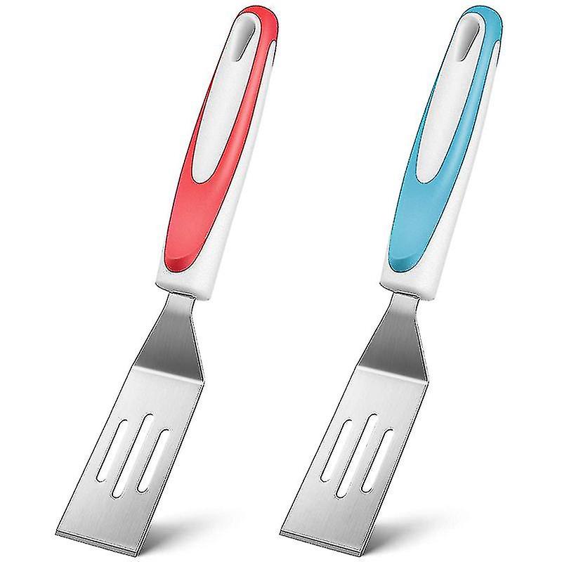 2 Pieces Mini Brownie Serving Spatula Cut And Serve Turner Cookie Spatula Mini Slotted Turner For F