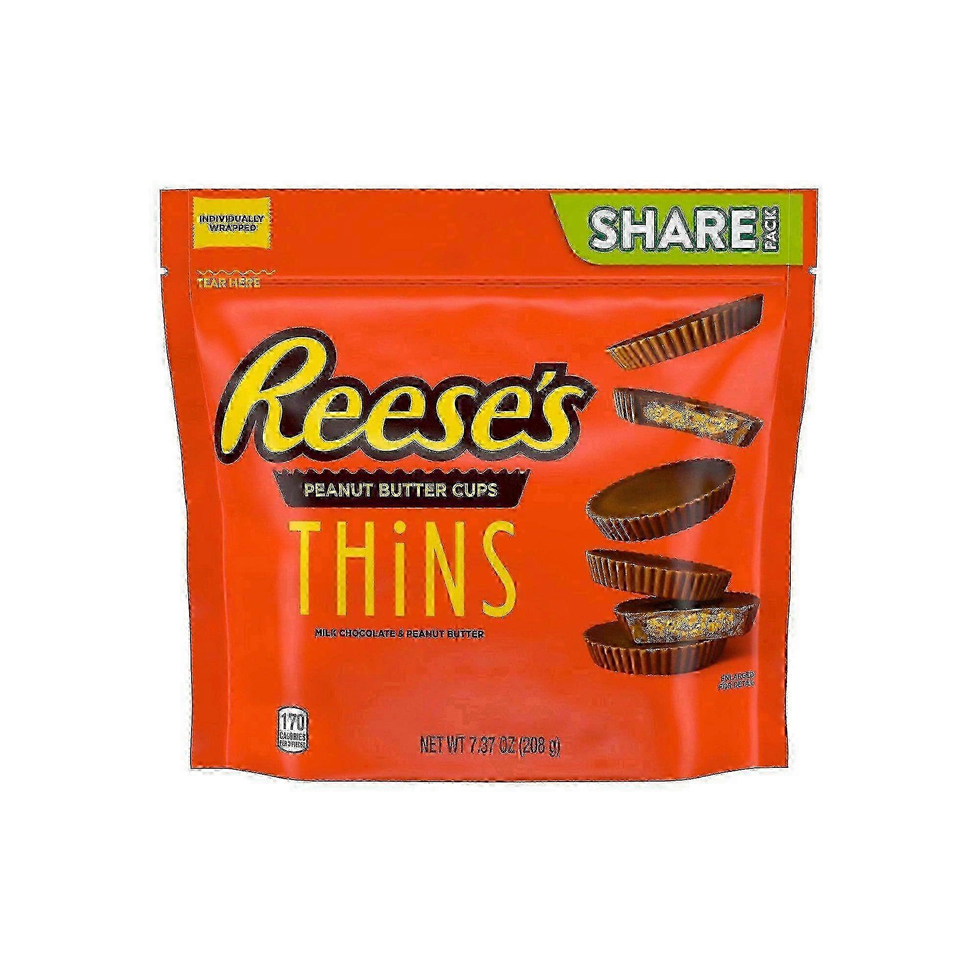 Reese's Peanut Butter Cups Thins Pouch, 7.37 Oz