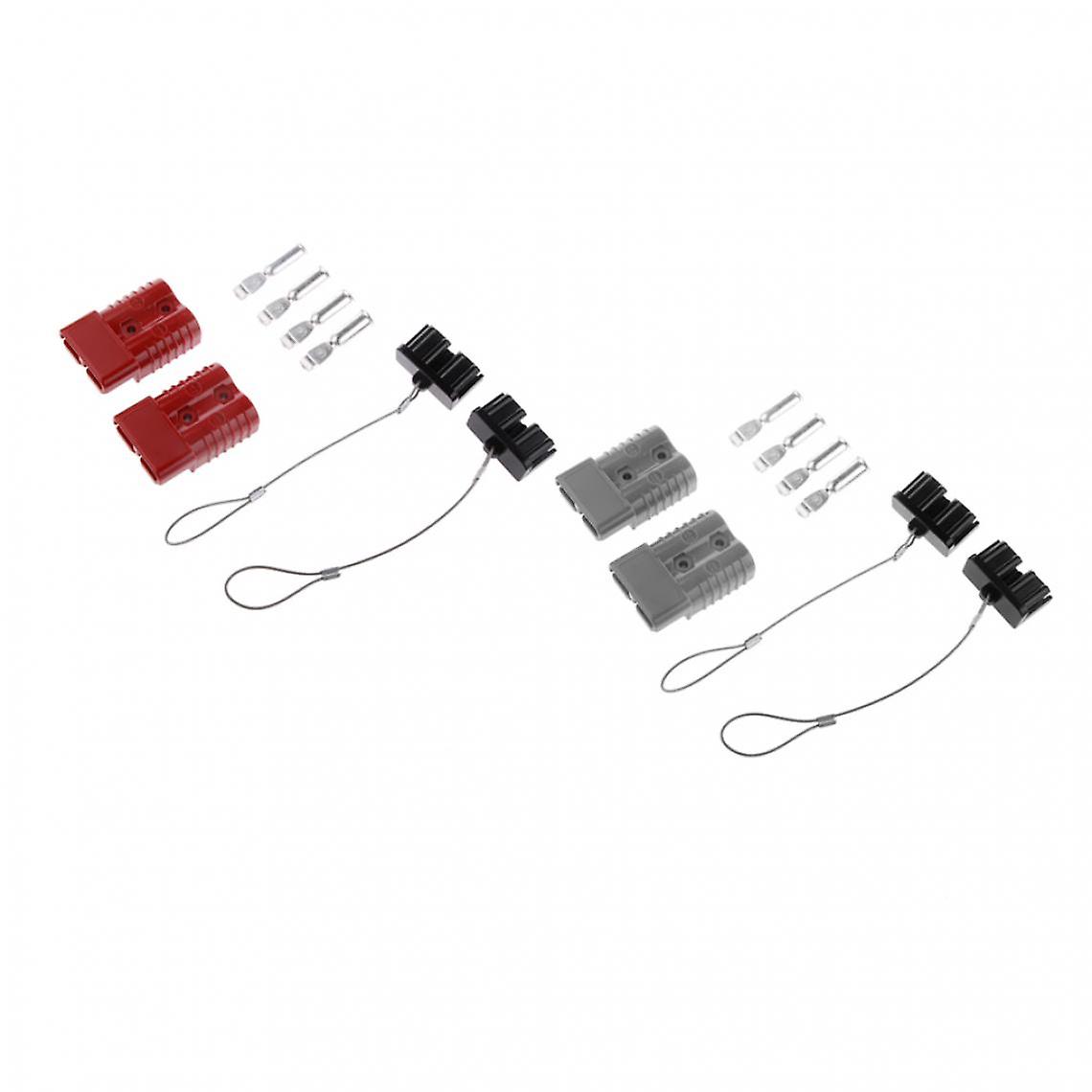 175a 600v 1awg Battery Quick Connect Connector Gray + Red