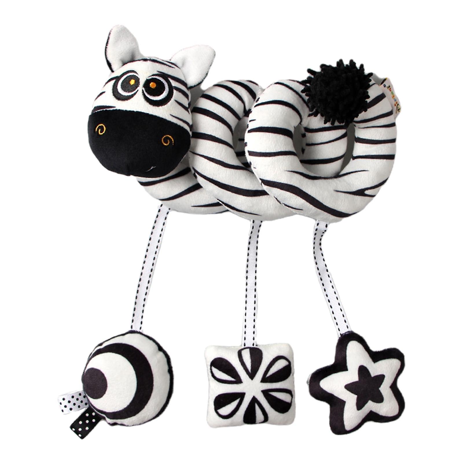 Bébé Berceau Poussette Animaux Rattle Spirale Poussette Siège d’auto Poussette Jouet Zèbre