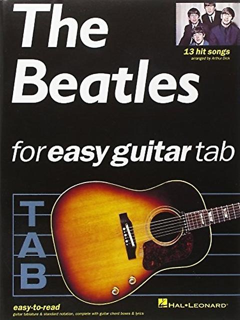 The Beatles For Easy Guitar Tab Book Book