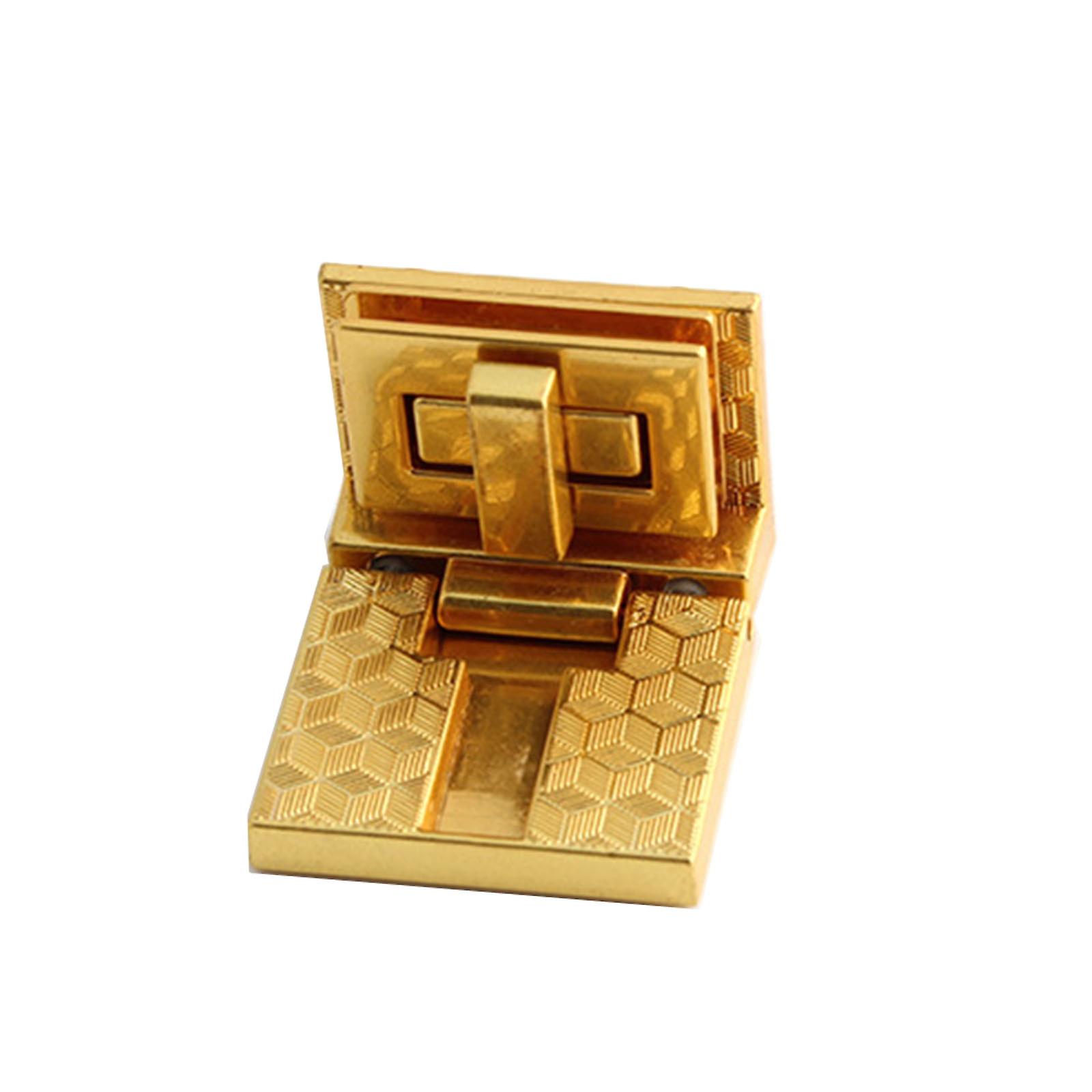 Turn Lock Clasp Purse Closure Twist Locks Fasteners Metal Hardware Clip Clasp