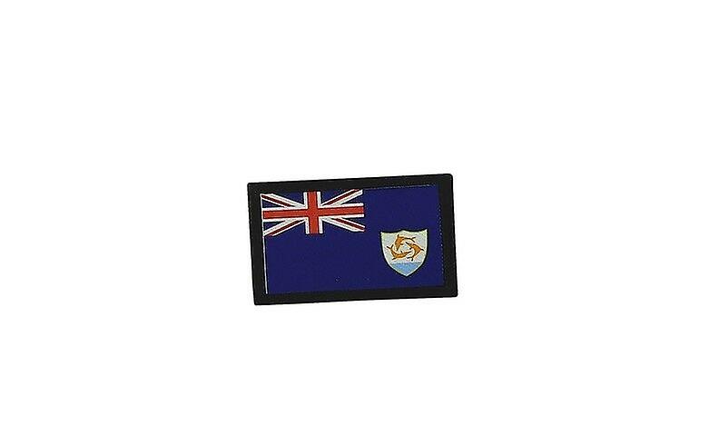 Patch Ecusson Brode Prints Travel Souvenir Backpack Flag Anguilla