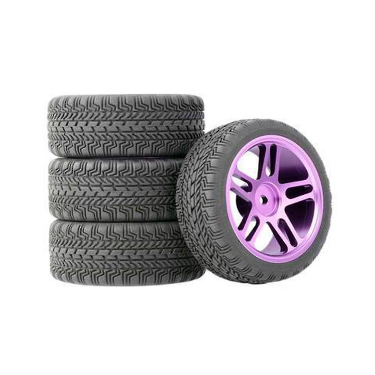 For Rs4 Fw06 Tt02 D4 1/10 Metal Wheel Flat Sports Car General Tire, Modified And Upgraded Accessori