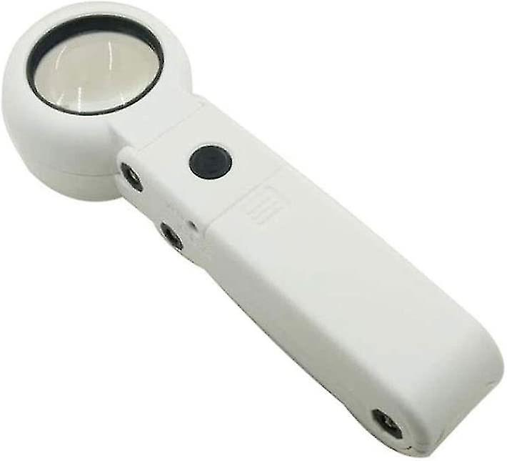 Reading Magnifier Magnifying Glass 11x Illuminated Pocket Magnifier With Desktop Magnifiers With 6 L
