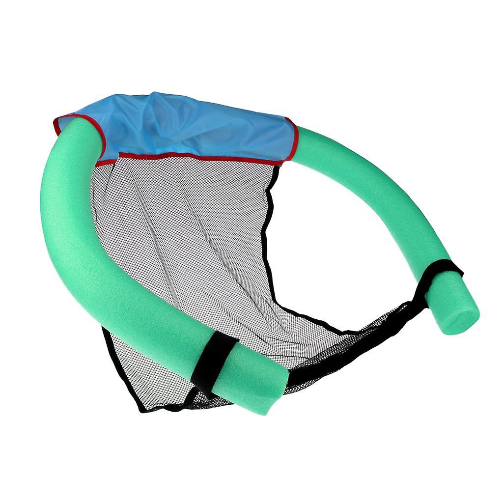 Swimming Noodle Chair Floating Sling Stick Mesh Net Seat Bed Size S Green