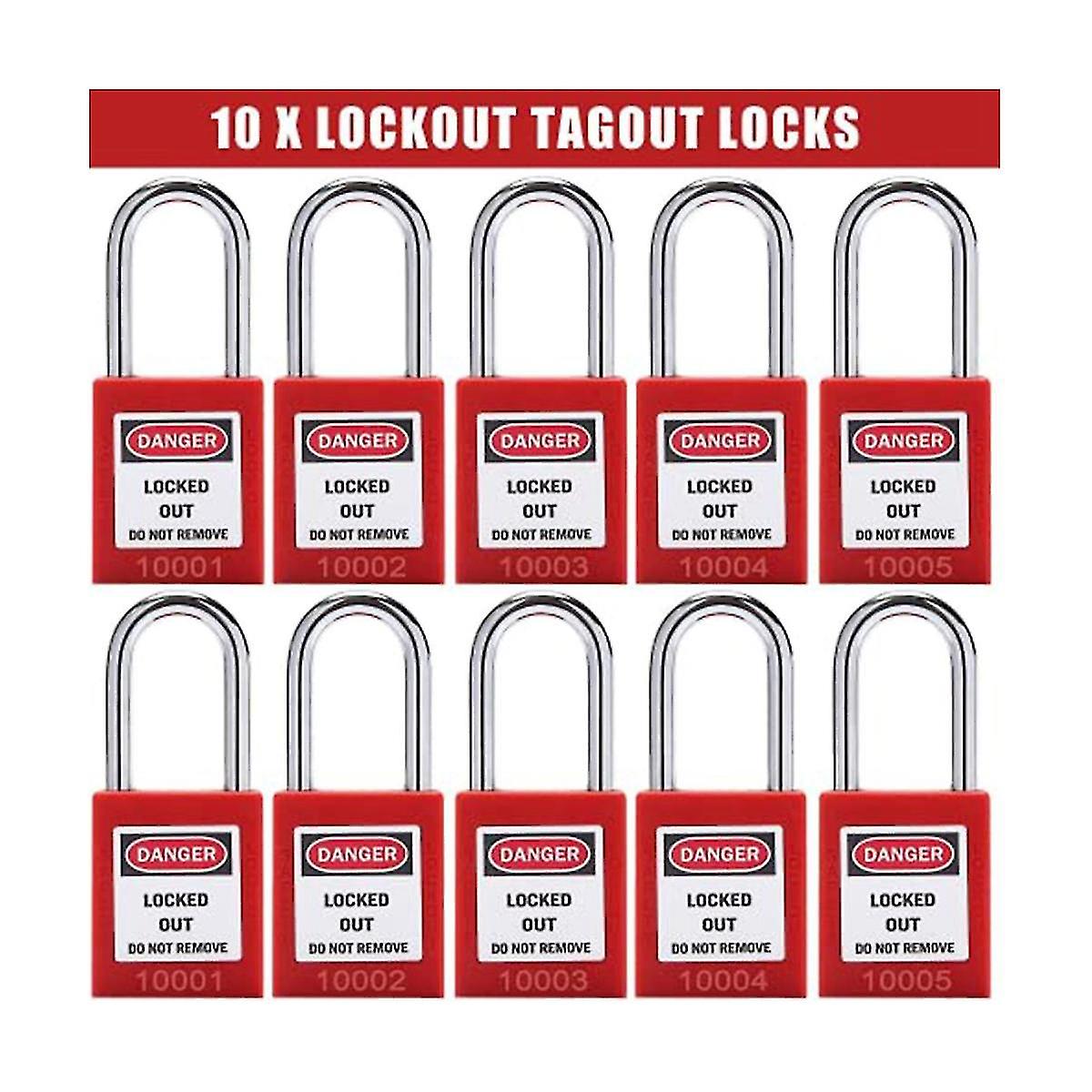 Ckout Tagout Locks Kit, Lock Out Tag Out Safetypadlocks Set, Lockout ...