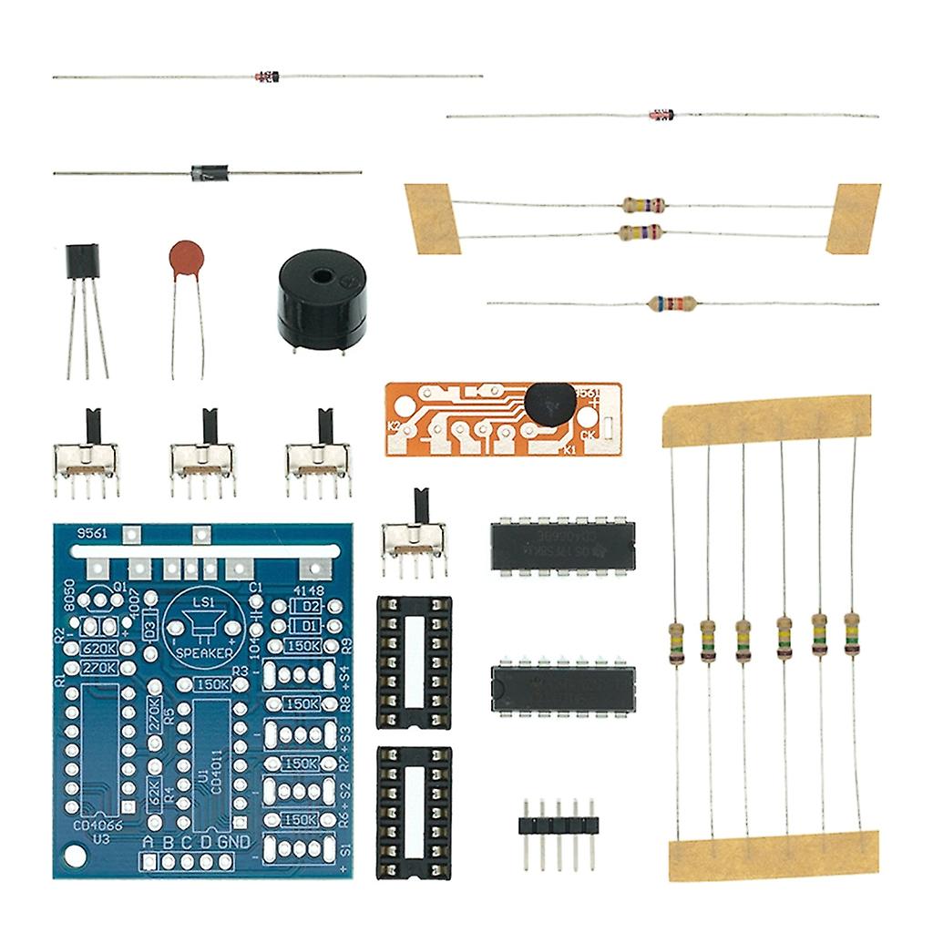 16 Music Sound Box BOX-16 Board 16-Tone Electronic Module DIY Kit Parts Components Soldering Practice Learning Kits