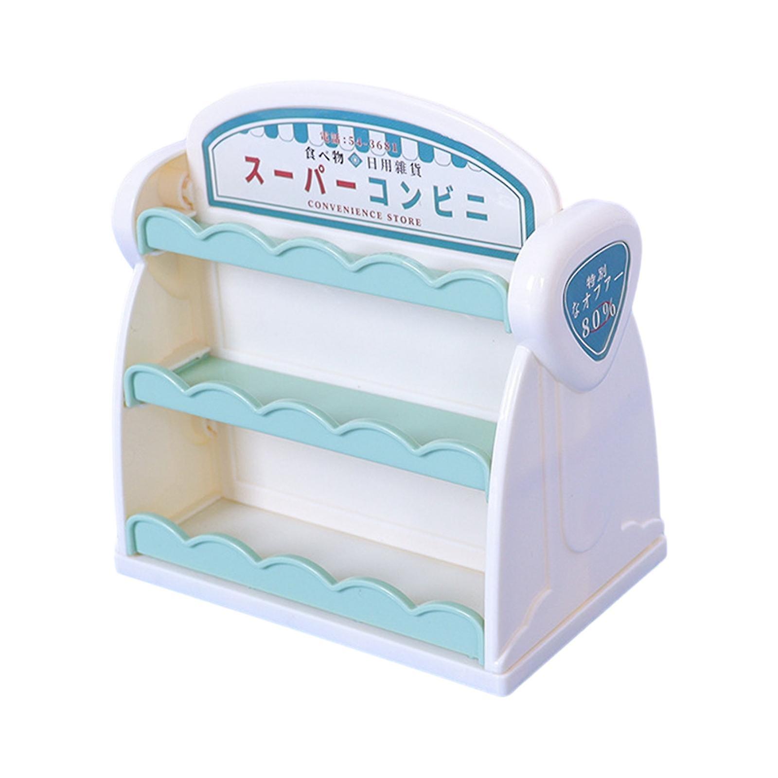 1:12 Dollhouse Display Shelf DIY Snack Showing Rack for Fairy Garden Micro Landscape Style A